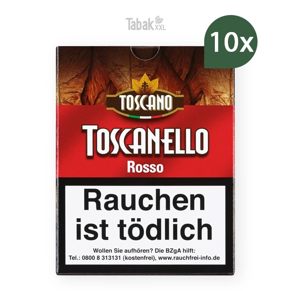 toscanello zigarillos rosso rot s stange