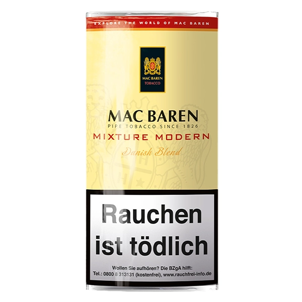 mac baren pfeifentabak mixture modern pouch