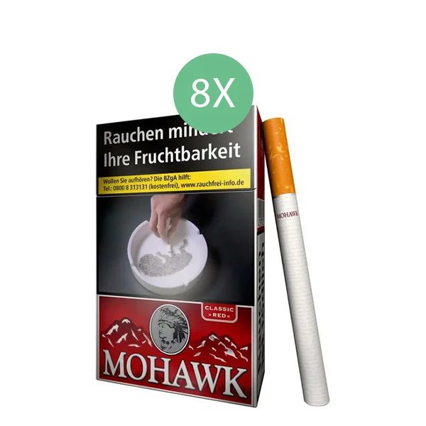 Mohawk Zigaretten Classics Red Big Pack Stange