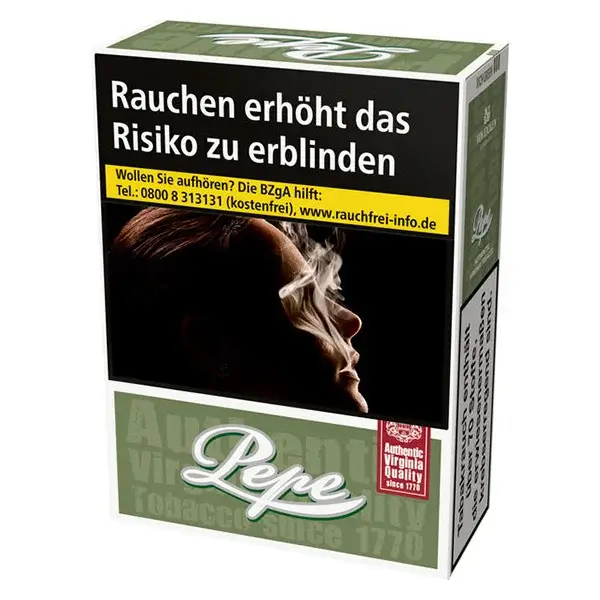 pepe_rich_green_xxl Die Pepe Rich Green Zigaretten in XXL.