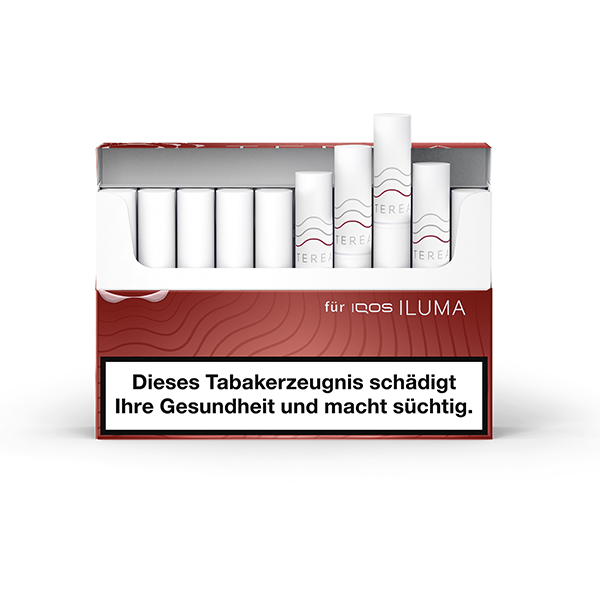 IQOS TEREA STICKS SIENNA 20ER PACKUNG offen