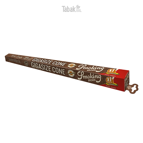 Smoking Brown Giga Size Cone mit Einfullhilfe
