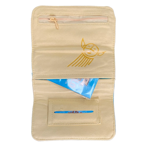 Pueblo Jute Tabaktasche Türkis + Blättchen Pueblo Jute Tabaktasche Türkis + Blättchen