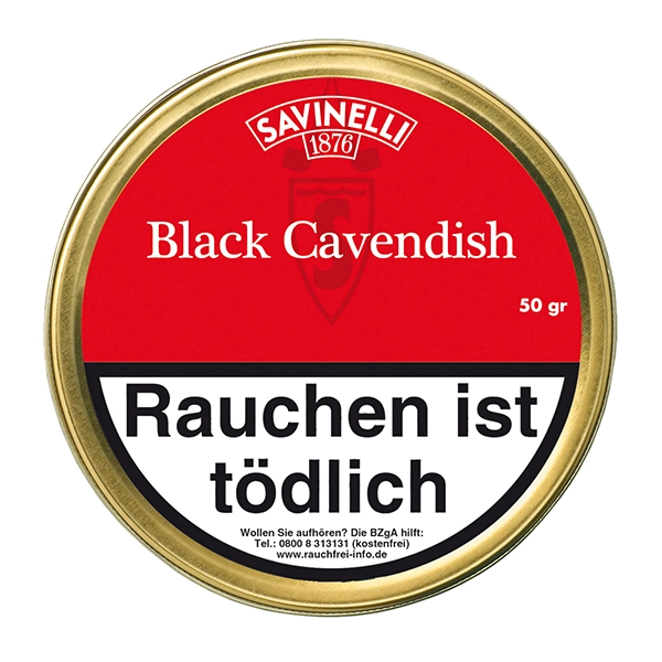 savinelli pfeifentabak black cavendish dose