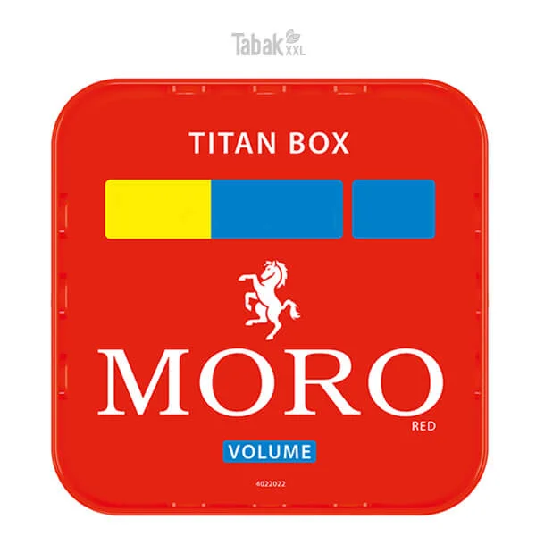 Moro Volumentabak Rot Titan Box