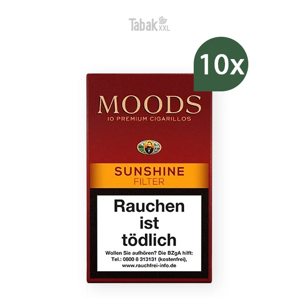 moods zigarillos sunshine s mit filter stange moods zigarillos sunshine s mit filter stange