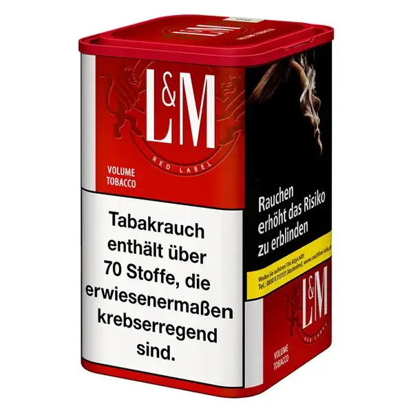 L&M Rot Volumentabak 70g Dose