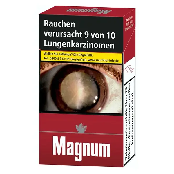 Die Magnum red Zigaretten im Big Pack.