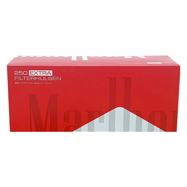 Marlboro Extra Size Red Filterhülsen 250er Packung Marlboro Extra Size Red Filterhülsen 250er Packung