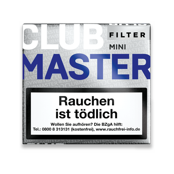 Clubmaster Zigarillos Mini Filter Blue