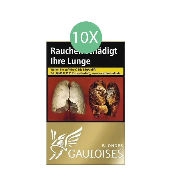 Gauloises Zigaretten Blondes Gold Original Pack Stange