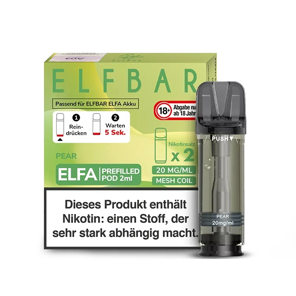 elfbar-e-zigarette-elfa-pods-pear-20-mg-einweg