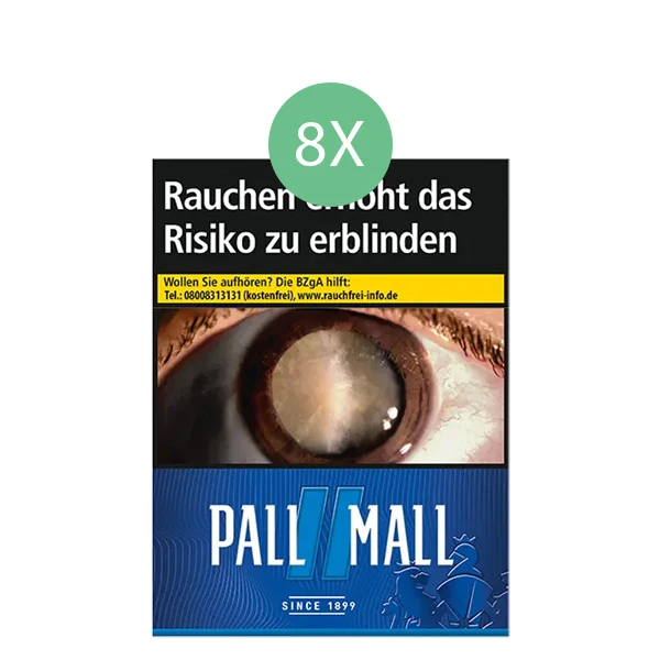 Pall Mall Zigaretten Blue Giga Stange Pall Mall Zigaretten Blue Giga Stange