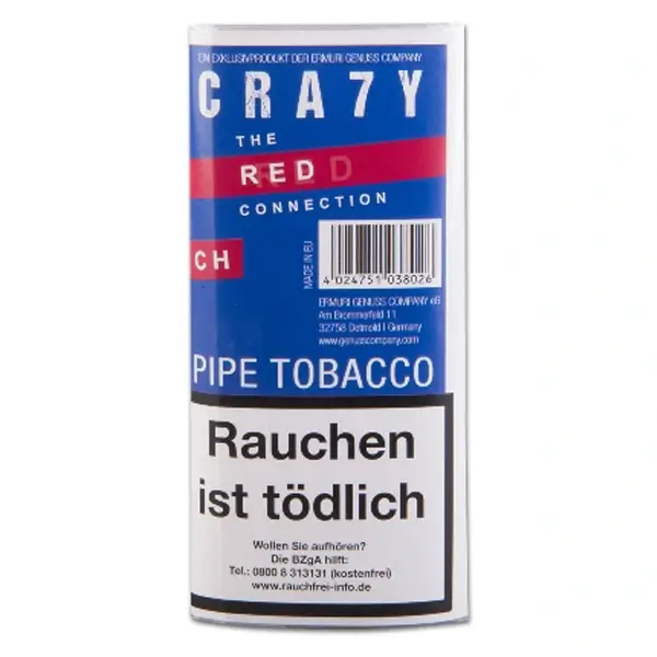 Crazy Red / Kirsche Pfeifentabak im 50g Beutel