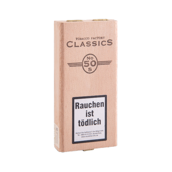 Tobacco Factory Zigarillos Classics No. 50 M Holzkiste Sumatra