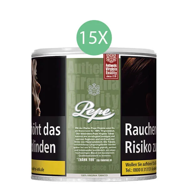 15 x Pepe Rich Green mit Zubehör