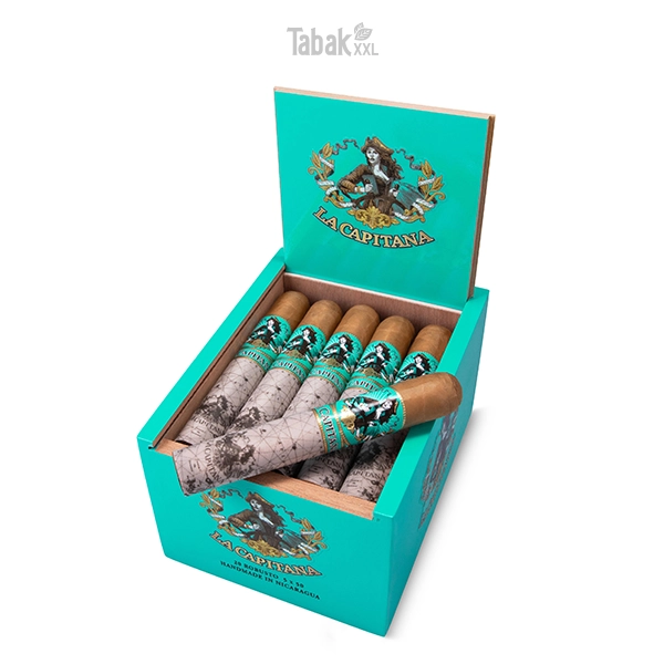 La Capitana Zigarren Robusto Kiste offen
