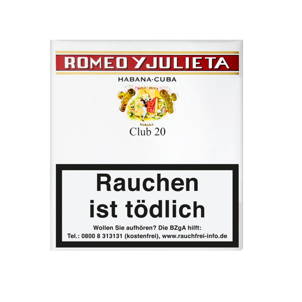 Romeo y Julieta Zigarillos Club 20 M