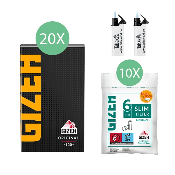 20x-gizeh-blaettchen-black-original-100-blatt-+-10x-gizeh-slim-filter-menthol-+-2x-sturmfeuerzeuge 20x-gizeh-blaettchen-black-original-100-blatt-+-10x-gizeh-slim-filter-menthol-+-2x-sturmfeuerzeuge