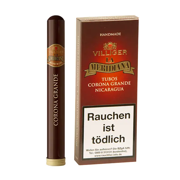 villiger la meridiana zigarren corona grande tubo villiger la meridiana zigarren corona grande tubo