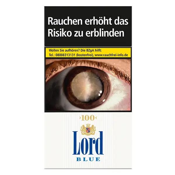 Die Lord Blue 100 Zigaretten im Original Pack.