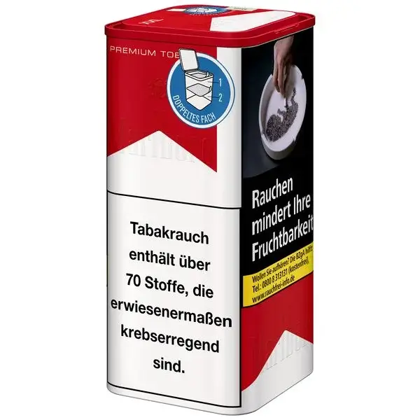 Marlboro Feinschnitt-Tabak Premium Rot XL Dose Marlboro Feinschnitt-Tabak Premium Rot XL Dose
