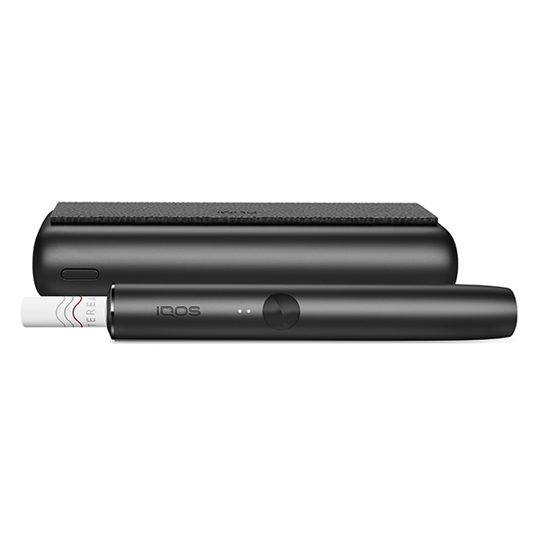 IQOS ILUMA PRIME Obsidian Black + bis zu 60 TEREA Sticks nach Registrierung* bei IQOS liegend IQOS ILUMA PRIME Obsidian Black + bis zu 60 TEREA Sticks nach Registrierung* bei IQOS liegend