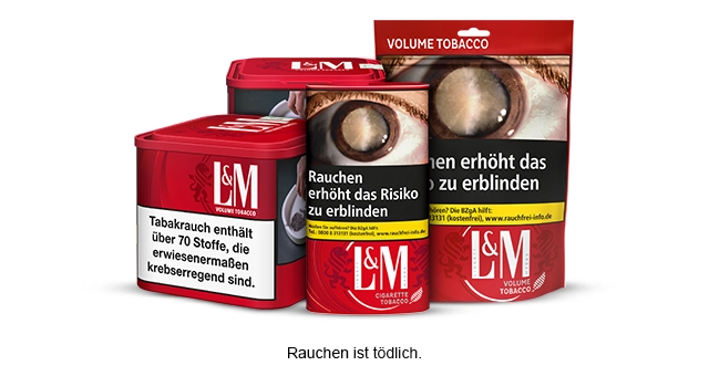 L und M Tabak Rot kaufen - kraeftiger American Blend