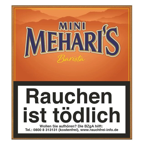Mehari's Zigarillos Barista Mini Braun M Mehari's Zigarillos Barista Mini Braun M