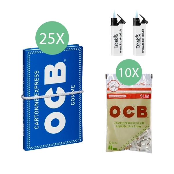 25x-ocb-blaettchen-blau-no-4-100-blatt-+-10x-ocb-organic-slim-filter-+-2x-sturmfeuerzeuge