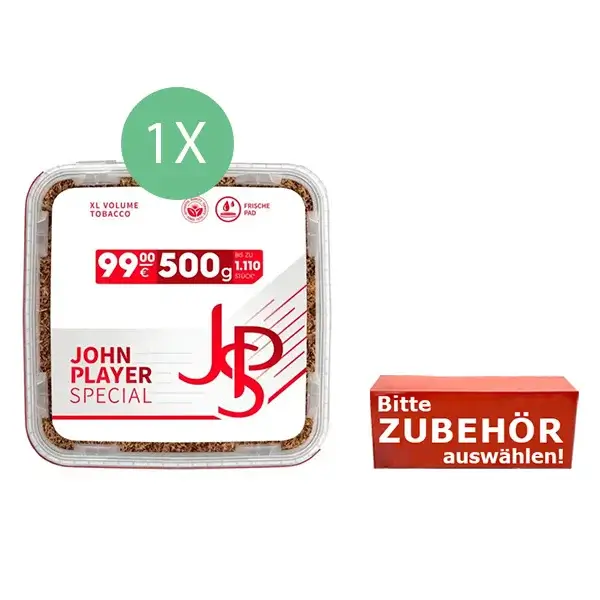 1x Jps Tabak XL mit Zubehör