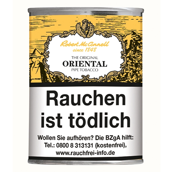 Robert McConnell Pfeifentabak Original Box Oriental Robert McConnell Pfeifentabak Original Box Oriental