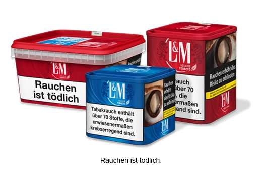 L und M Tabak Sorten L und M Tabak Sorten Rot und Blau im Ueberblick