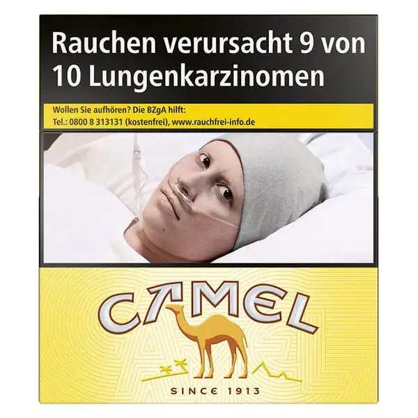 Die Camel Yellow Zigaretten im Big Pack XXL.