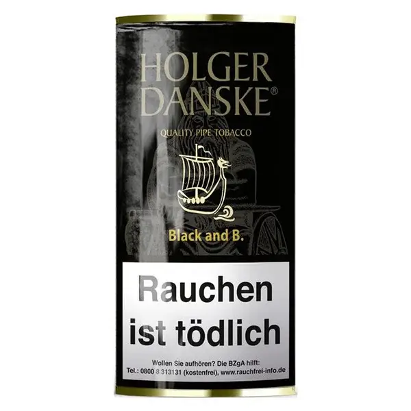 Holger Danske Pfeifentabak Black and B. Pouch