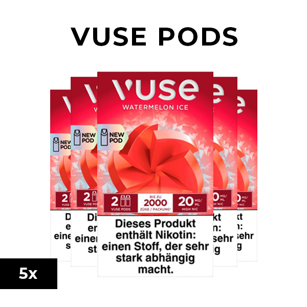 5x VUSE Pods Watermelon Ice