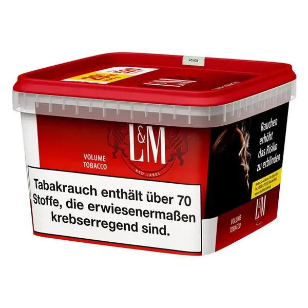 L&M Rot Volumentabak 120g Eimer