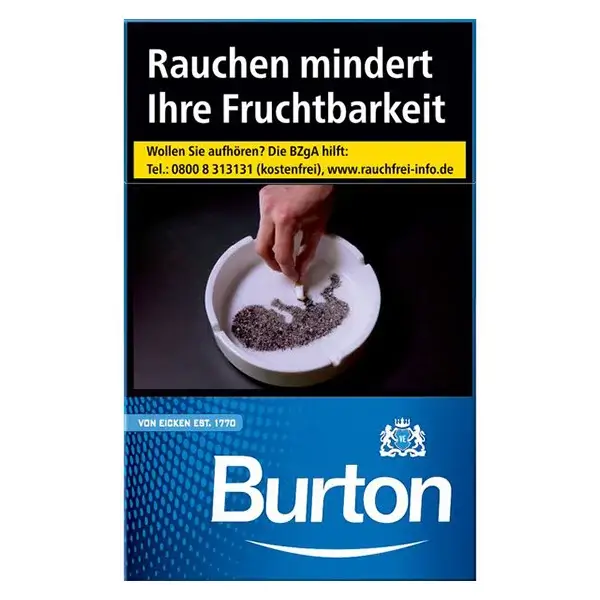 Die Burton Blue Zigaretten in L.