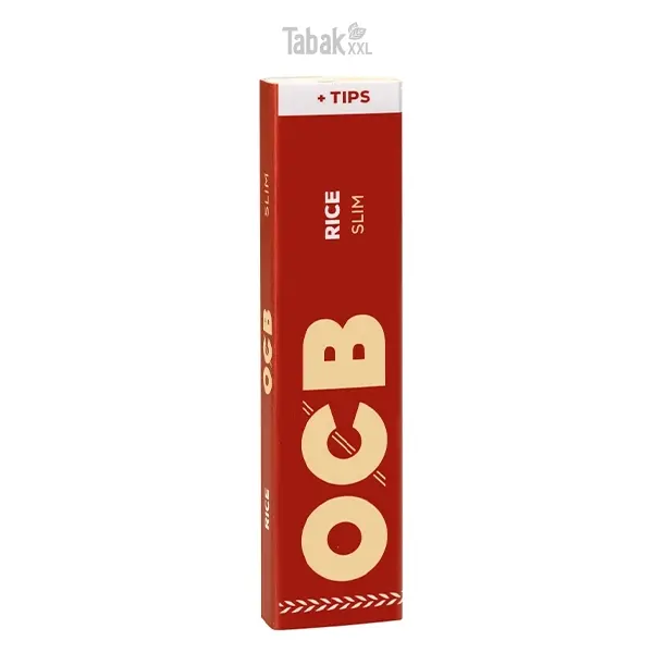 OCB Blättchen Rice Slim 32 Blatt Tips