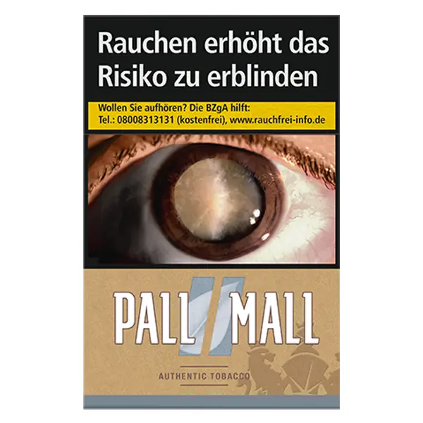 Pall Mall Zigaretten Authentic Silver Original Pack Pall Mall Zigaretten Authentic Silver Original Pack