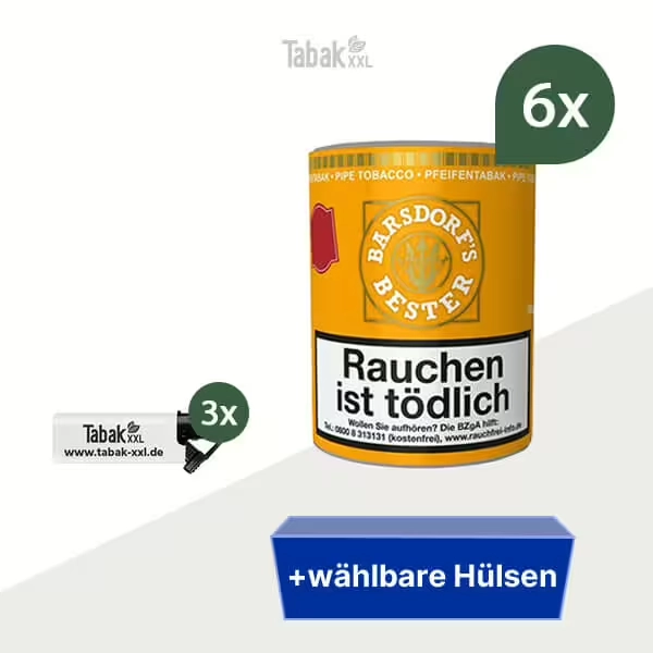 6x-barsdorf-s-bester-mixture-pfeifentabak-dose-mit-waehlbaren-huelsen 6x-barsdorf-s-bester-mixture-pfeifentabak-dose-mit-waehlbaren-huelsen