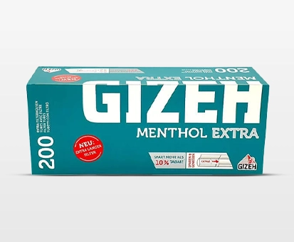 gizeh menthol extra huelsen