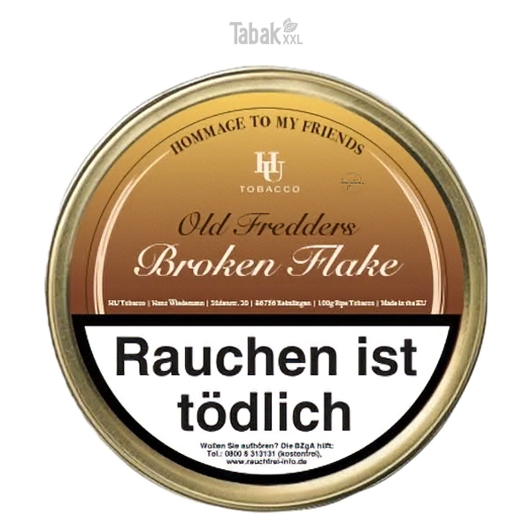 hu-tobacco-hommage-to-my-friends-old-fredders-broken-flake-pfeifentabak-dose hu-tobacco-hommage-to-my-friends-old-fredders-broken-flake-pfeifentabak-dose