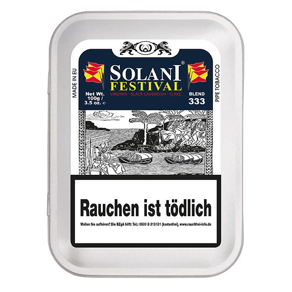 Solani Pfeifentabak Festival Blend 333 Box Solani Pfeifentabak Festival Blend 333 Box