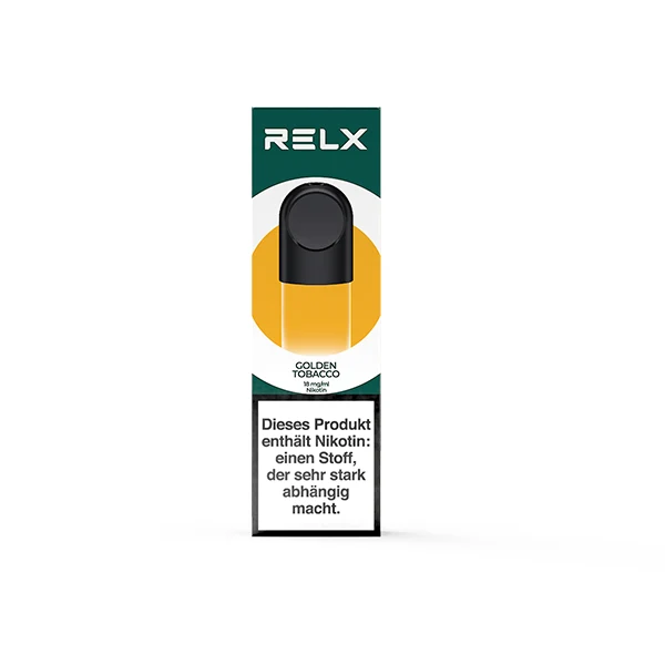 RELX Pods Golden Tobacco 18 mg Front