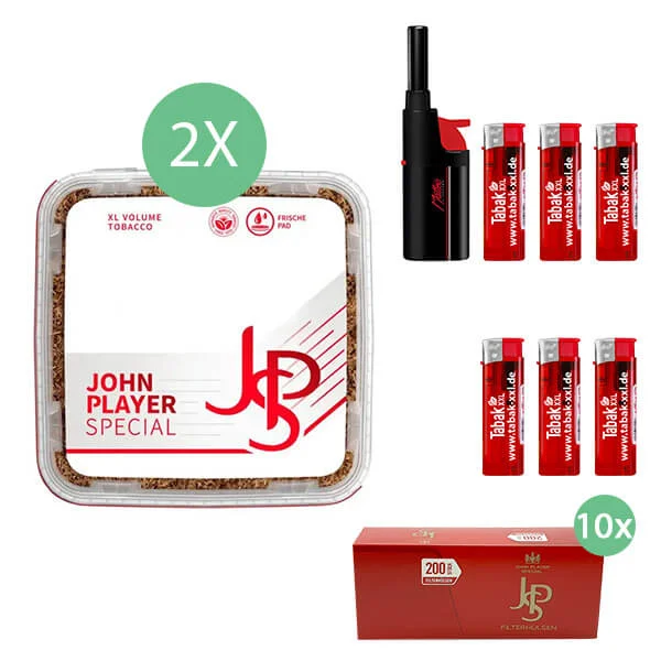 JPS John Player Tabak 2 x Eimer mit 2000 Hülsen