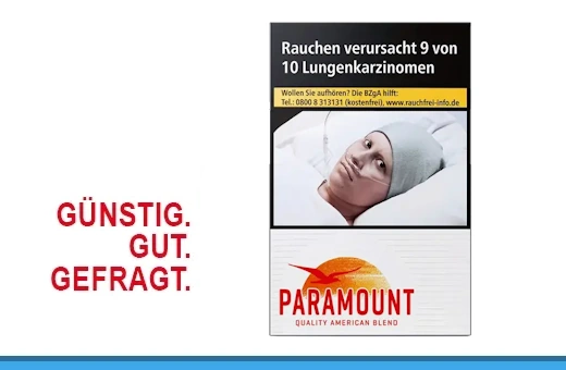 Paramount Zigaretten Stärke