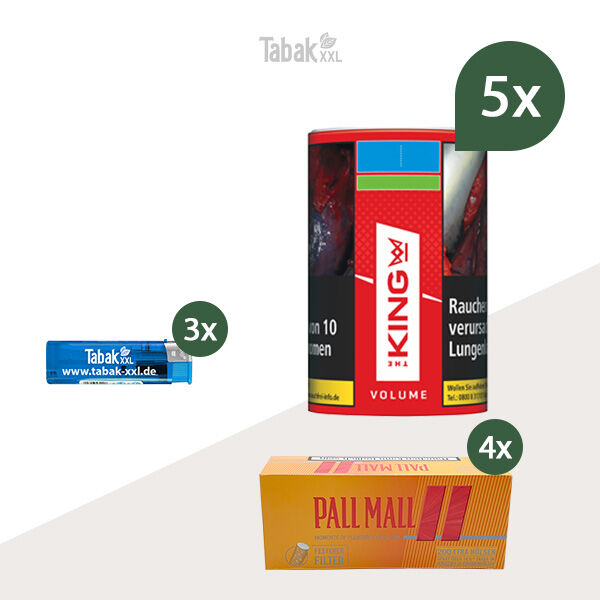 5x-king-volumentabak-dose-mit-pall-mall-huelsen