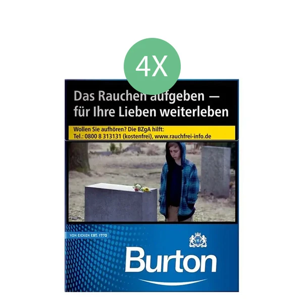 Burton Zigaretten Blue XXXL Box Stange