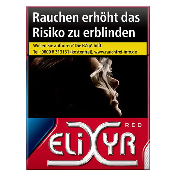 Die Elixyr Red Zigaretten in XXL